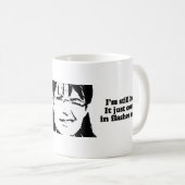 Ik ben nog warm. Het komt gewoon in flitsen Koffiemok (Voorkant rechts)