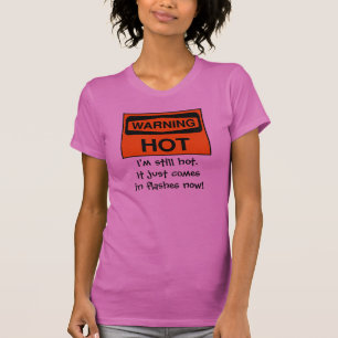 Ik ben nog warm. Het komt nu gewoon in flitsen. T-shirt