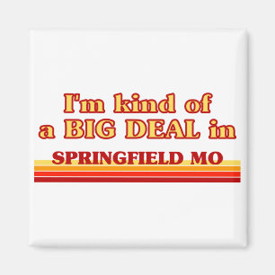 Ik ben nogal een big deal in Springfield Magneet