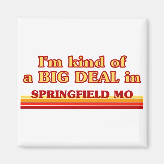 Ik ben nogal een big deal in Springfield Magneet (Voorkant)