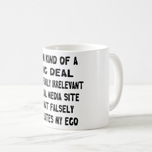 Ik ben nogal een probleem met een vrij irrelevante koffiemok (Voorkant rechts)