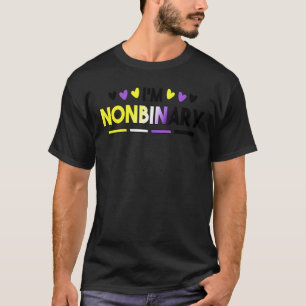 Ik ben non-binair Funny LGBT Trans Pride Non Binai T-shirt
