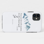 Ik ben nooit verdwaald in de bergen, het is waar.. Case-Mate iPhone case (Achterkant (horizontaal))