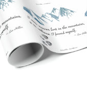 Ik ben nooit verloren in de bergen, het is waar... cadeaupapier (Rol Hoek)