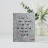 Ik ben nooit zonder het Briefkaart (Staand voorkant)