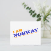 Ik ben Noorwegen Briefkaart (Staand voorkant)
