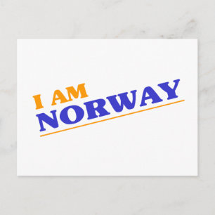Ik ben Noorwegen Briefkaart