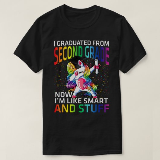Ik ben nu afgestudeerd van de tweede klas... nu be t-shirt (Design voorkant)