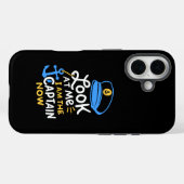 Ik Ben Nu De Kapitein Bootkapitein Geschenk Case-Mate iPhone Case (Achterkant (horizontaal))