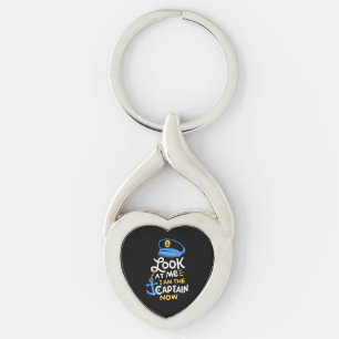 Ik Ben Nu De Kapitein Schipper Geschenk Sleutelhanger