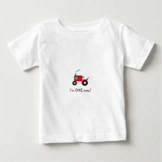 "Ik ben nu ÉÉN!" Baby tractor T-shirt