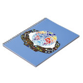 Ik ben nu Inspirerend Word Art Notitieboek (Linkerzijde)