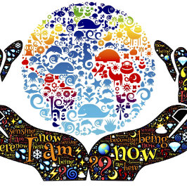 Ik ben nu Inspirerend Word Art T-shirt