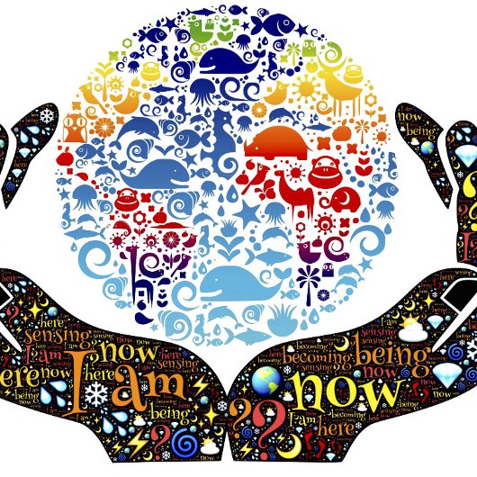 Ik ben nu Inspirerend Word Art T-shirt