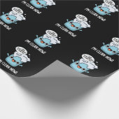 Ik ben nu schoner, grappig toegewijd aan zeep Pun  Cadeaupapier (Hoek)