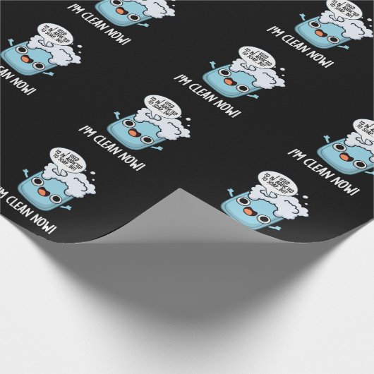 Ik ben nu schoner, grappig toegewijd aan zeep Pun  Cadeaupapier (Hoek)