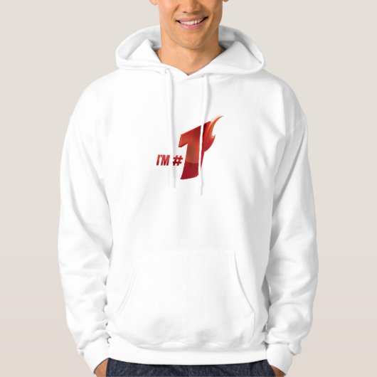 Ik ben nummer 1 hoodie (Voorkant)