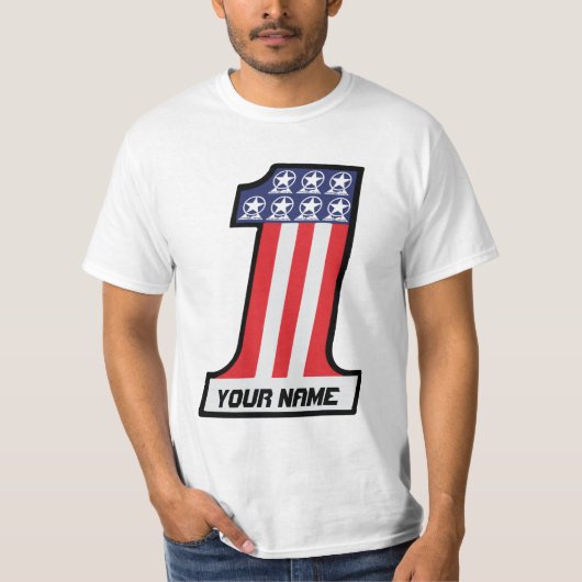 Ik ben nummer één #1 - Gepersonaliseerde T-shirt (Voorkant)