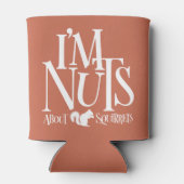 Ik ben Nuts - grappige eekhoornliefhebber Blikjeskoeler (Achterkant)