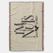 Ik ben Nuts - grappige eekhoornliefhebber Deken (Voorkant Verticaal)