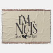 Ik ben Nuts - grappige eekhoornliefhebber Deken (Voorkant)