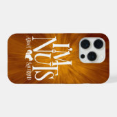 Ik ben Nuts - grappige eekhoornliefhebber iPhone Hoesje (Achterkant horizontaal)