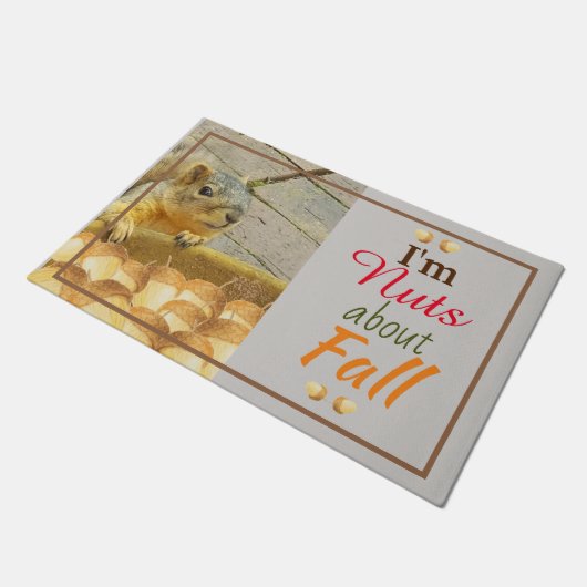 Ik ben Nuts over Herfst Deurmat (Schuin)