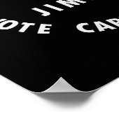 Ik ben Nuts Over Jimmy - Carter 1976 Verkiezingen Poster (Hoek)