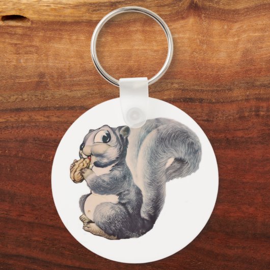 Ik ben Nuts Squirrel Sleutelhanger (Voorkant)