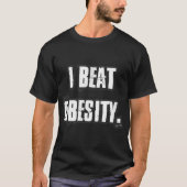 IK BEN OBESITAIR OBESE GEZONDHEIDSGEZONDHEID GOED. T-SHIRT (Voorkant)
