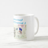 "Ik ben OCD Normal" Tornado Shelf Coffee Mok (Voorkant rechts)