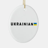 Ik ben Oekraïens Keramisch Ornament (Rechts)