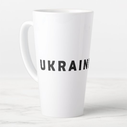 Ik ben Oekraïens Latte Mok (Linkerhoek)