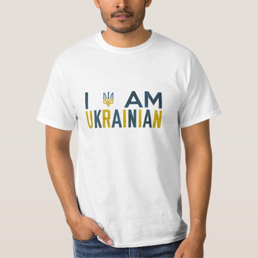 Ik ben Oekraïens shirt (Voorkant)