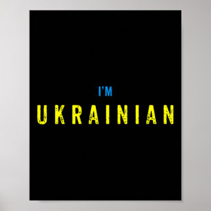Ik ben Oekraïense Vintage Oekraïne Poster