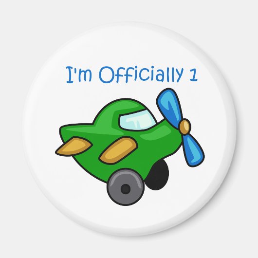 Ik ben officieel 1, Jet Plane Magneet (Voorkant)