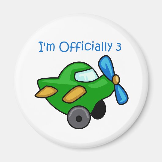 Ik ben officieel 3, Jet Plane. Magneet (Voorkant)
