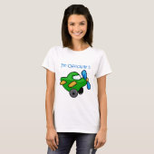 Ik ben officieel 5, Jet Plane. T-shirt (Voorkant volledig)