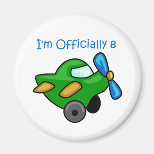 Ik ben officieel 8, Jet Plane. Magneet