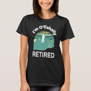 Ik ben officieel met pensioen Gepensioneerde Visgr T-shirt