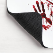 Ik ben OK Bloederige Hand Bloed Splatter Handafdru Muismat (Hoek)