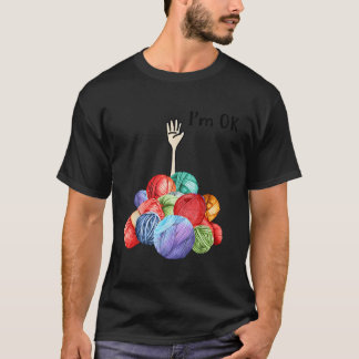 Ik ben OK garen breien haakwerk T-shirt
