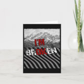 Ik ben ok gebroken - ik ben gebroken 1 kaart (Voorkant)