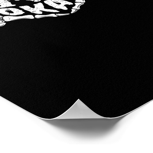 Ik ben ok grappig Halloween kostuum Skeleton Hande Poster (Hoek)