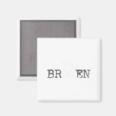 Ik ben Ok Ik ben Gebroken Onzichtbare Ziekte Ik Be Magneet (Voorkant / Achterkant)