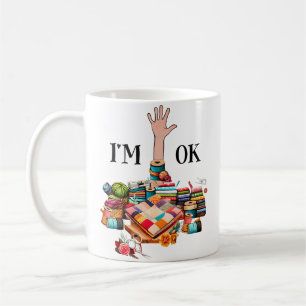 Ik ben Ok Naaien Quilten Voor Vrouwen Breien Quilt Koffiemok