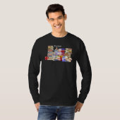 Ik ben OK Reader Bookworm met Stacks Bookaholic Re T-shirt (Voorkant volledig)