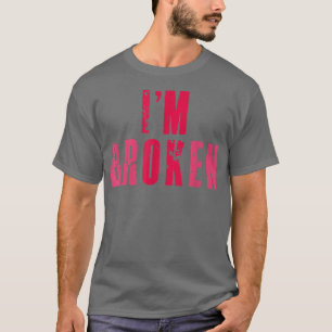 Ik ben oké, gebroken onzichtbare ziekte, geestelij t-shirt