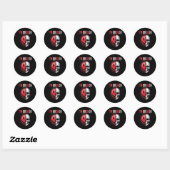 Ik ben oké, ik ben gebroken ronde sticker (Vel)