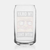 Ik Ben Oké Met Deze Meme Kan Glas (Achterkant)